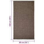 Tapis en sisal 3032244-2 80 x 150 cm