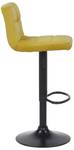 Tabouret de bar Feni Lot de 2 Jaune