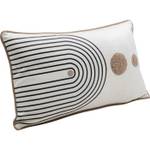 Coussin Magnet Blanc - Textile - 50 x 30 x 6 cm