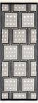 Tapis de passage Darya CMVI Noir - Textile - 79 x 1 x 206 cm