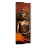 KUNSTDRUCK Buddha and Lotus Flower 1 50 x 150 cm