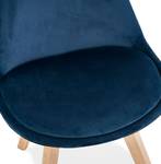 Stuhl JOE Blau - Massivholz - 48 x 85 x 56 cm