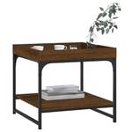 Couchtisch D641 Eiche Schwarzbraun Dekor - 50 x 50 cm