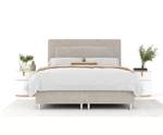 Boxspringbett Laguno Ecru - Breite: 140 cm