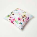 Gartenkissen Aquarell-Blumen 2er-Set Pink - Textil - 45 x 7 x 45 cm