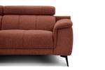 Ecksofa Fiero (5-Sitzer) Dunkelorange