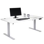 Schreibtisch D40 Weiß - Grau