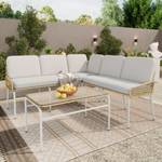 Loungeset CHUN 3-teilig Grau - Metall