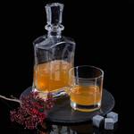 5-tlg. Whisky Set mit Karaffe Gl盲sern 