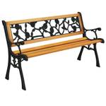 Gartenbank ZB33444DE Braun - Holzwerkstoff - 52 x 74 x 126 cm