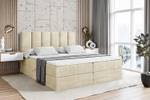 Boxspringbett BOXI1 Ecru - Breite: 140 cm - H3