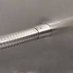 Wandleuchte Upro Silber - Metall - 3 x 16 x 3 cm