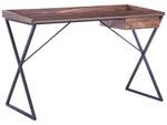 Schreibtisch NOXON Schwarz - Braun - Holzwerkstoff - 120 x 79 x 54 cm