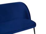 2-Sitzer Sofa OSBY Schwarz - Blau - Marineblau