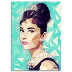 Bild auf leinwand Audrey Hepburn 60 x 90 cm