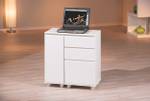 Bureau Lapo Blanc - En partie en bois massif - 66 x 72 x 36 cm