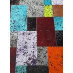 Tapis kilim NIELDA Fourrure véritable - 80 x 5 x 150 cm