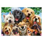 Puzzle Hunde Selfie 500 Teile Papier - 24 x 4 x 34 cm