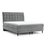 Boxspringbett Eola II Taschenfeder Grau - Breite: 120 cm