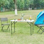 Table de camping pliante Adelfia Blanc