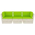 Canapé palette (lot de 3) 3016490-2 Vert - Vert clair