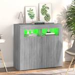 Sideboard 3009229 Grau - Eiche Sonoma Dekor - 35 x 80 cm