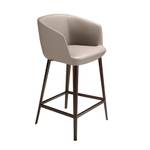 Tabouret 4134 Gris - Cuir synthétique - Textile - 56 x 91 x 53 cm