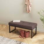 Banc Smart Dolce Marron - Textile - 90 x 40 x 40 cm