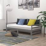 Tagesbett D3494 Grau - Massivholz - 90 x 56 x 200 cm