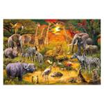 Puzzle Tiere in Afrika 150 Teile Papier - 20 x 4 x 28 cm