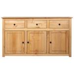 Sideboard 299463 Braun - Massivholz - Holzart/Dekor - 135 x 80 x 40 cm