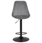 Tabouret De Bar MIKE Noir - Gris