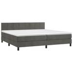 Boxspringbett 3017290-12 Dunkelgrau - Breite: 200 cm