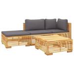 Garten-Lounge-Set 3028565-4 (4-teilig) Grau - Massivholz - Holzart/Dekor - 69 x 60 x 69 cm