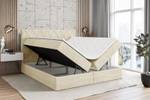 Boxspringbett LEPARO Beige - Breite: 140 cm - H4