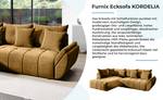 Ecksofa Kordelia Gold