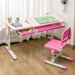 Bureau pour enfant Sauda Rose foncé - Blanc