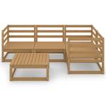 Salon de jardin (lot de 5) 3009928-2 Bois massif - Bois/Imitation - 70 x 30 x 70 cm