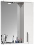 Spiegelschrank Lisalo Weiß - Holzwerkstoff - 55 x 71 x 14 cm