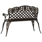 Banc de jardin Marron - Métal - 108 x 83 x 108 cm