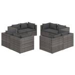 Garten-Lounge-Set (8-teilig) 3013631-8 Anthrazit - Grau