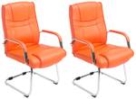 Freischwinger Attila 2er Set Orange