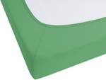 Drap housse JANBU Vert - Largeur : 140 cm