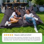 XXL Outdoor Sitzsack "Square" 140x180cm Aschgrau