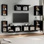 TV-Schrank 7er Set D507 Schwarz