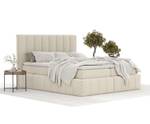 Boxspringbett Moretti Beige - Breite: 180 cm