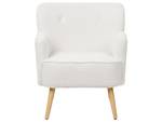 Fauteuil TUMBA Chêne clair - Blanc