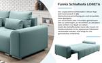 Sofa LORETA 3R Hellblau