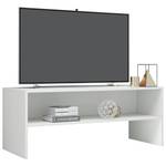 TV-Schrank V873 Weiß - Holzwerkstoff - 40 x 40 x 100 cm