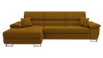 Ecksofa Cotere Mini Cord Kastanienbraun - Ecke davorstehend links